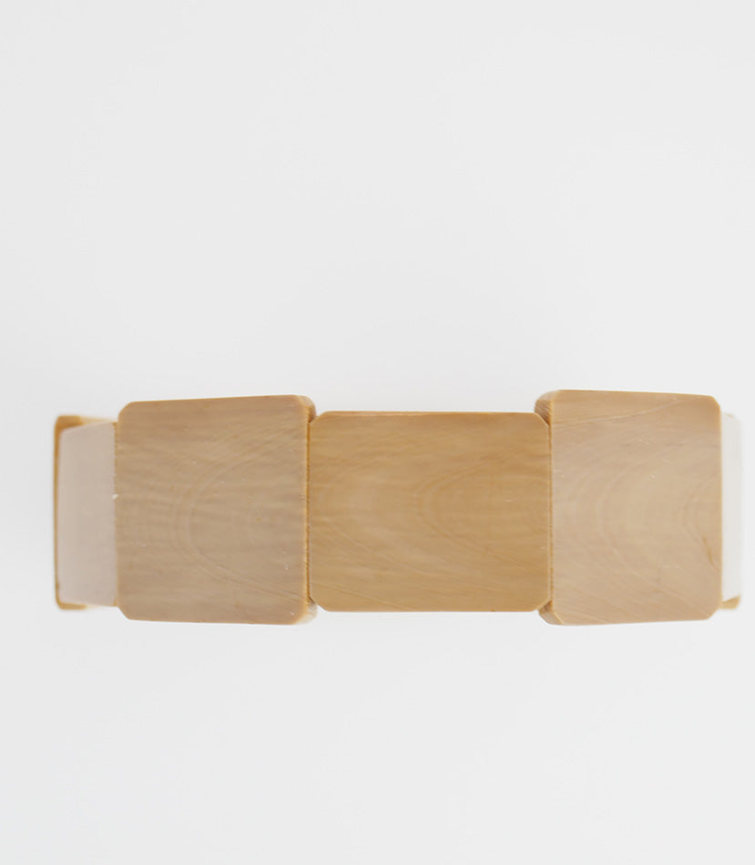 Native Alaskan A Olanna Fossil Ivory Walrus Tusk Bracelet