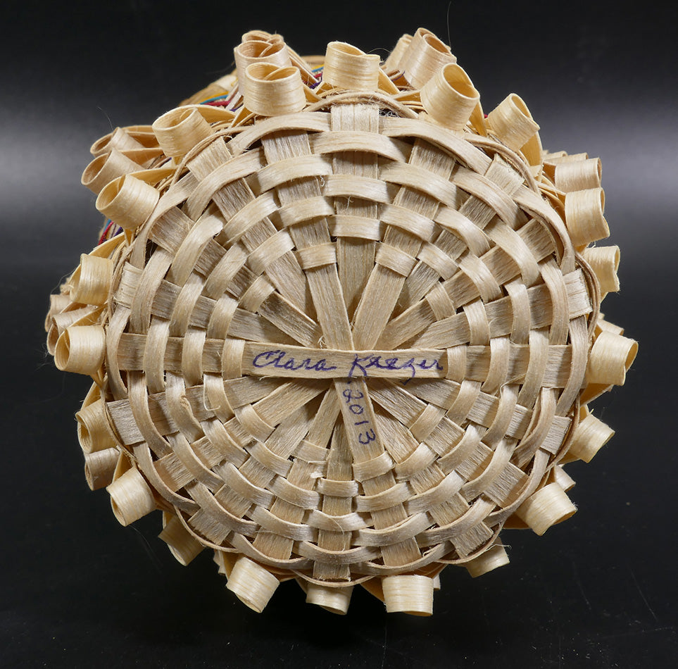 Clara Keezer Passamaquoddy Basket Curl Color Bands