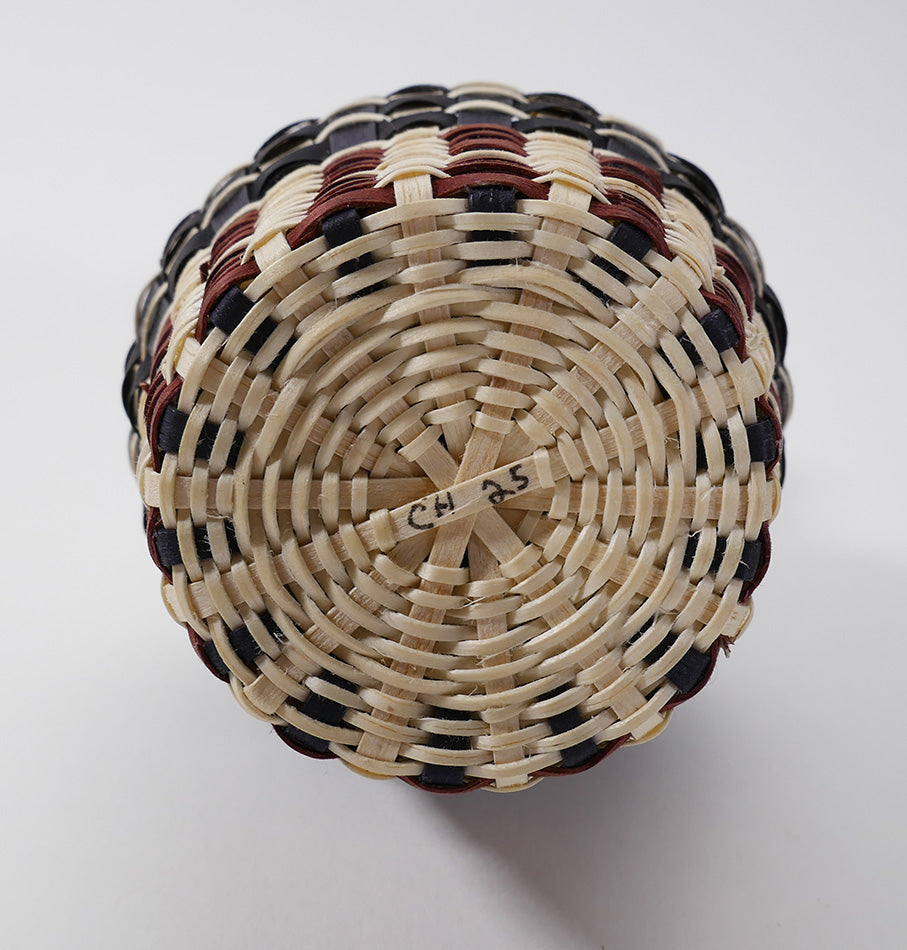 Compound Penobscot Basket with Acorn Caleb Hoffman Wabanaki