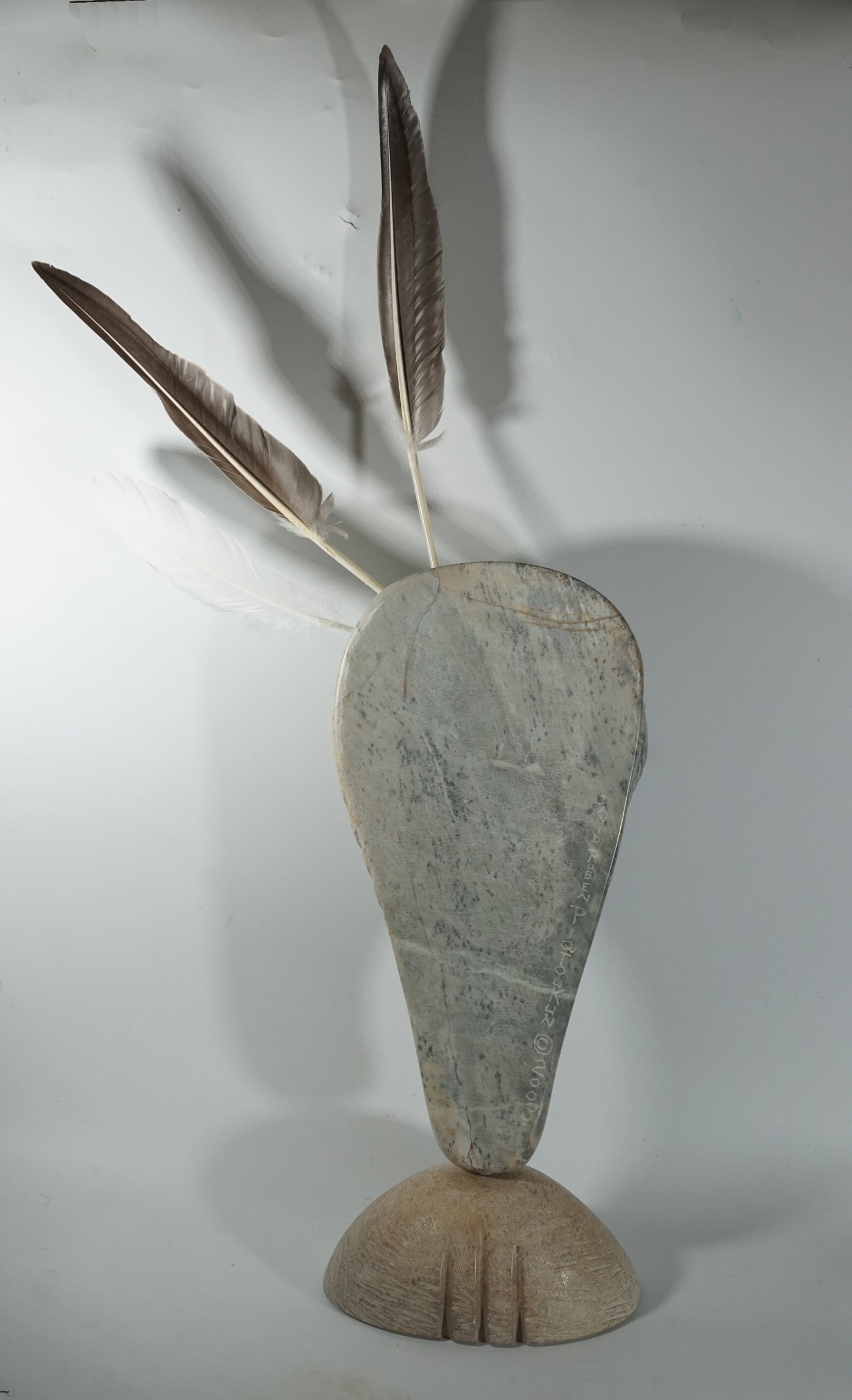 Inuit Sculpture David Ruben Piktouqun Nesik Sila Mask