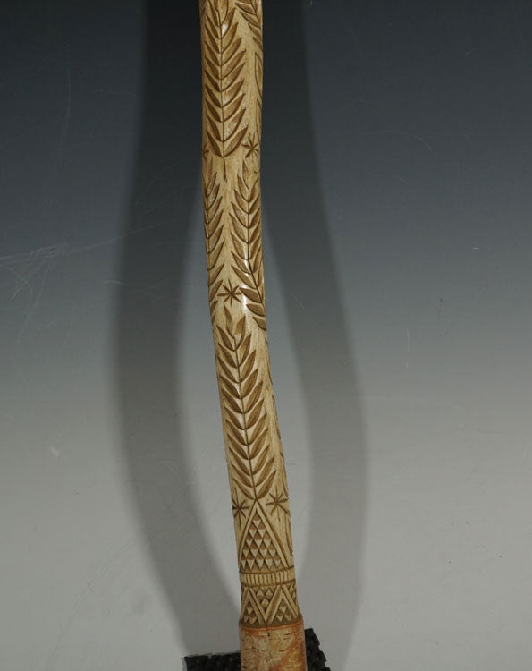 Erik Sappier Chip-carved Unpainted Root Club