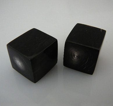 Native American Buffalo Horn Cube Earrings Lakota Sioux Artist Kevin Pourier