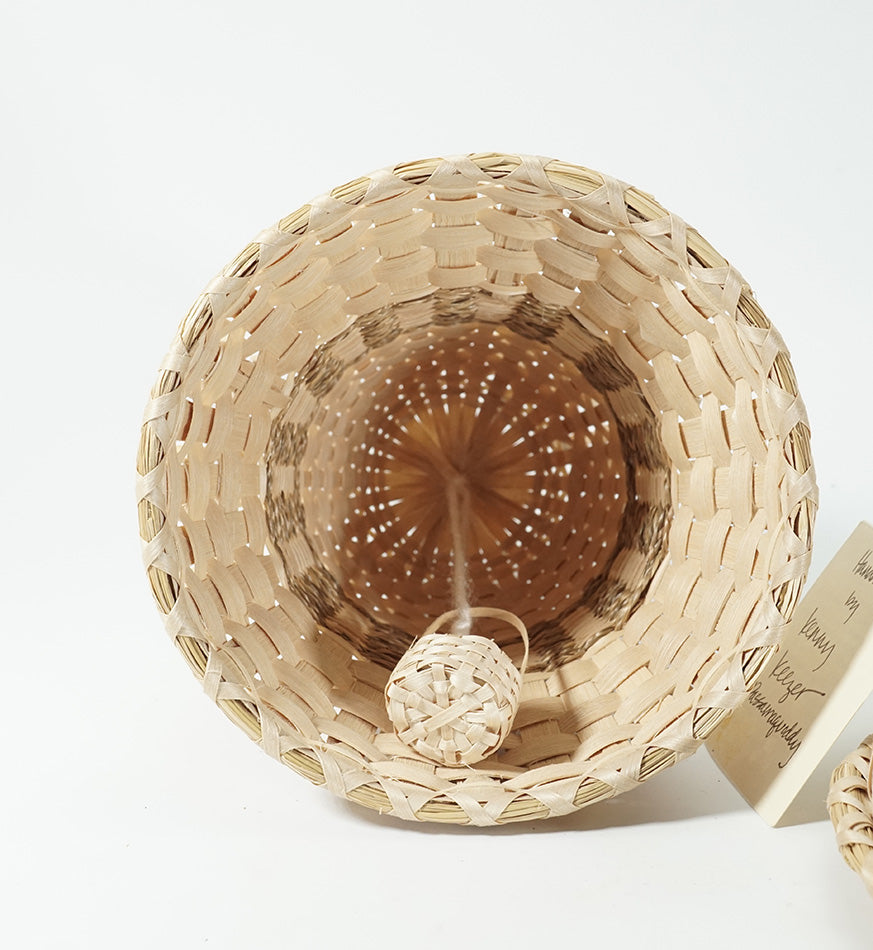Kenny Keezer Passamaquoddy Bell Basket Wabanaki