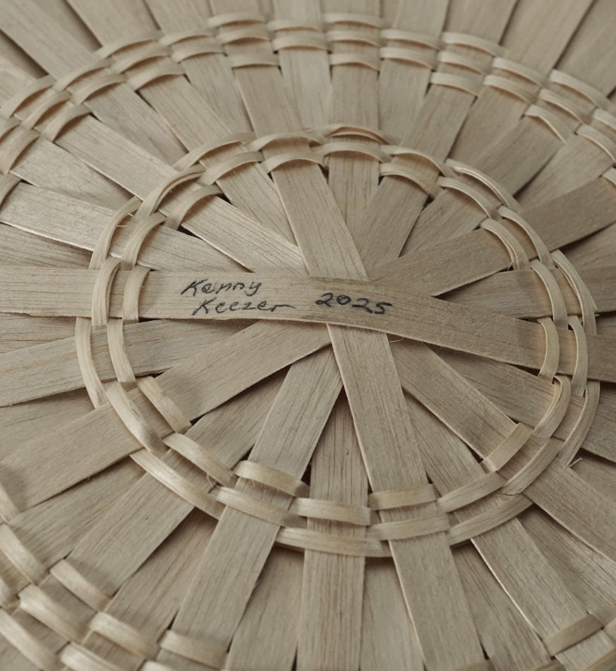 Kenny Keezer Passamaquoddy Curl Basket Wabanaki