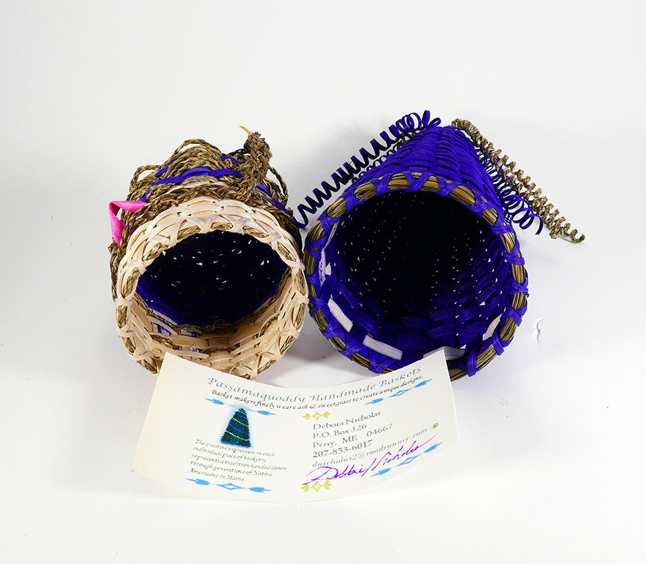 Gnome Basket by Debbie Nicholas, Passamaquoddy Wabanaki