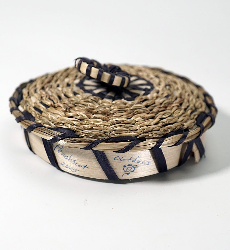 Penobscot Pam outdusis Cunningham Curl Basket Wabanaki