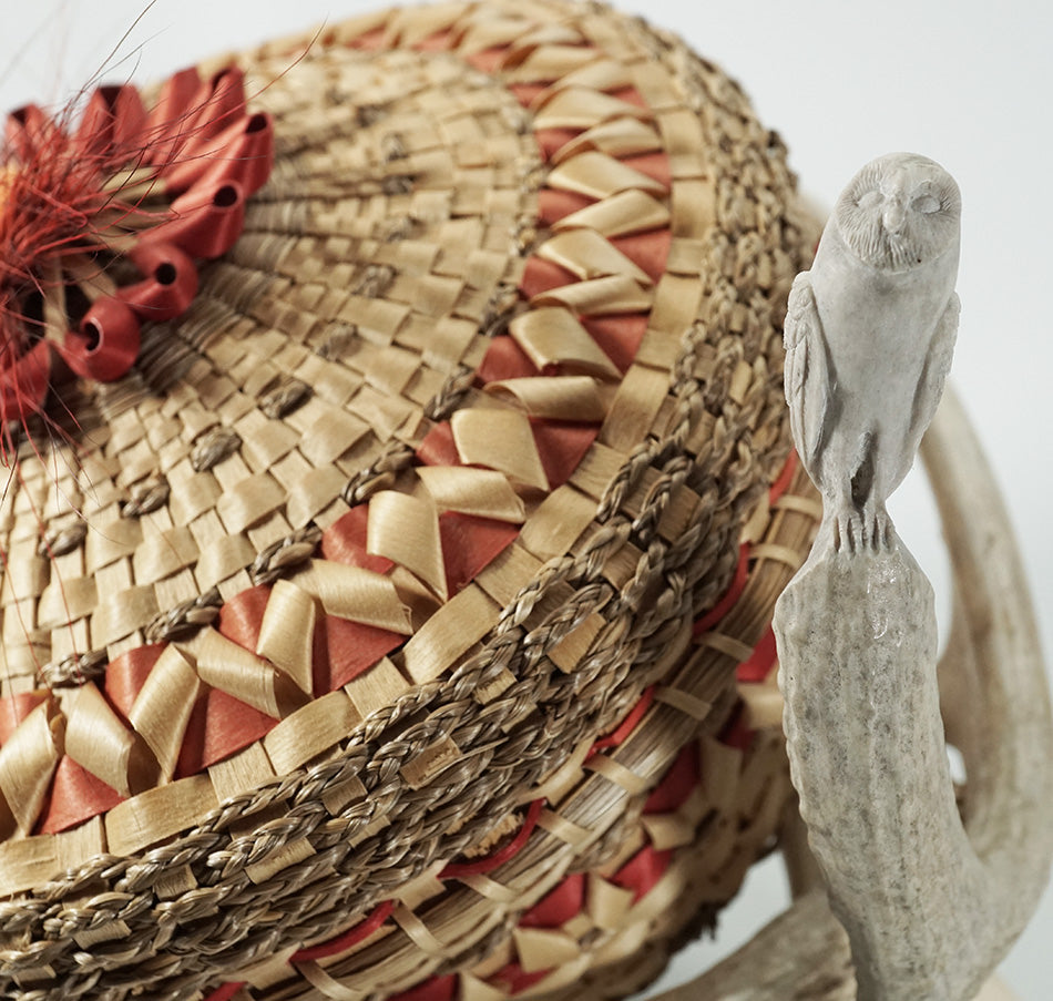 Native American Baskets Tufted Moose HairRonnie Leigh-Goeman Onandaga