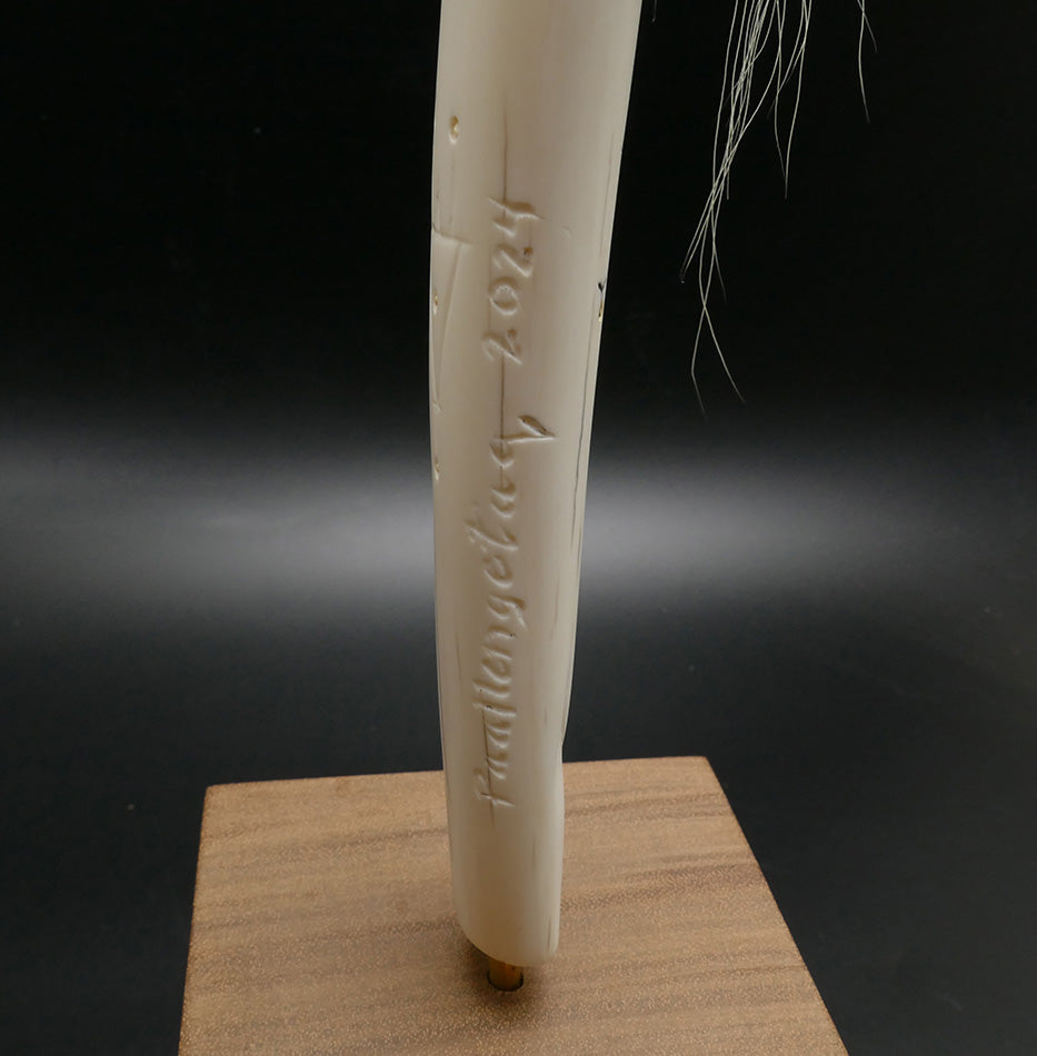 Susie Silook Yup'ik Inupiaq Eskimo Sculpture Whale Maker
