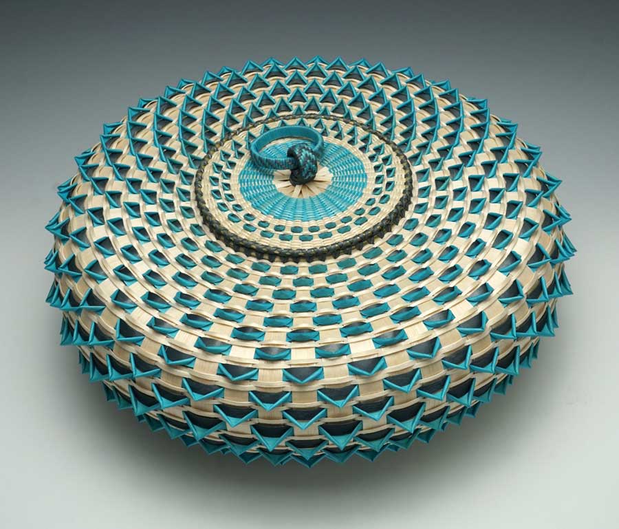 Jeremy Frey Large Turquoise Urchin Basket