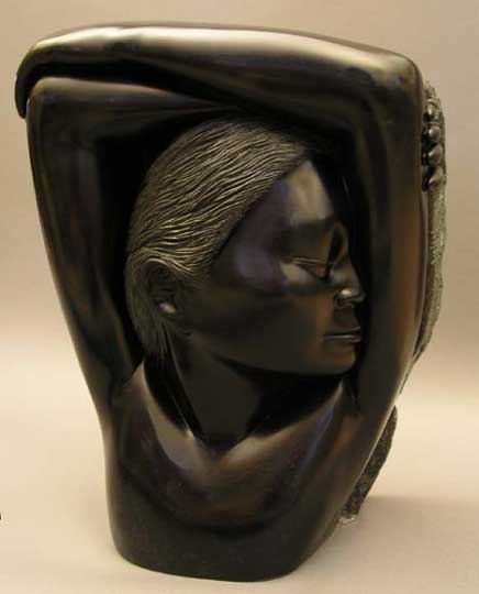 Angalgam Pania by John Kailukiak, Yupik Eskimo