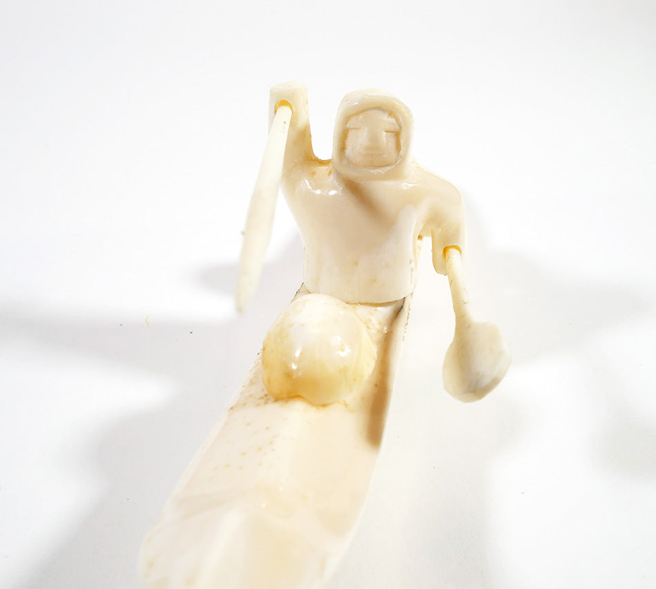 Vintage Inuit/Eskimo Alaskan Kayak Mark Oseganna