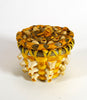 Wabanaki Art Amanda Ennis Maliseet Miniature Yellow/Orange Basket