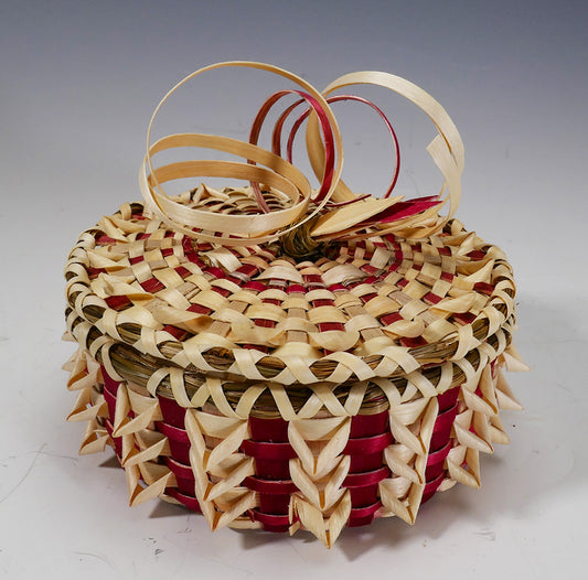 Wabanaki Amanda Ennis Maliseet Red Point Basket