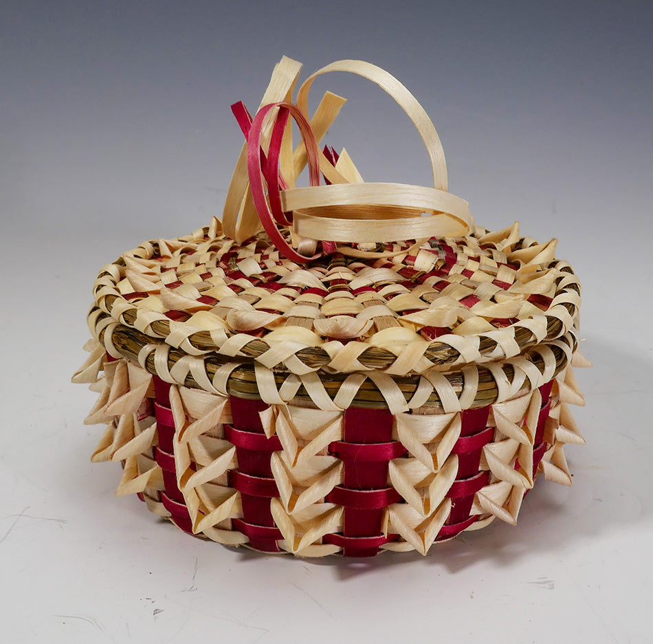 Wabanaki Amanda Ennis Maliseet Red Point Basket