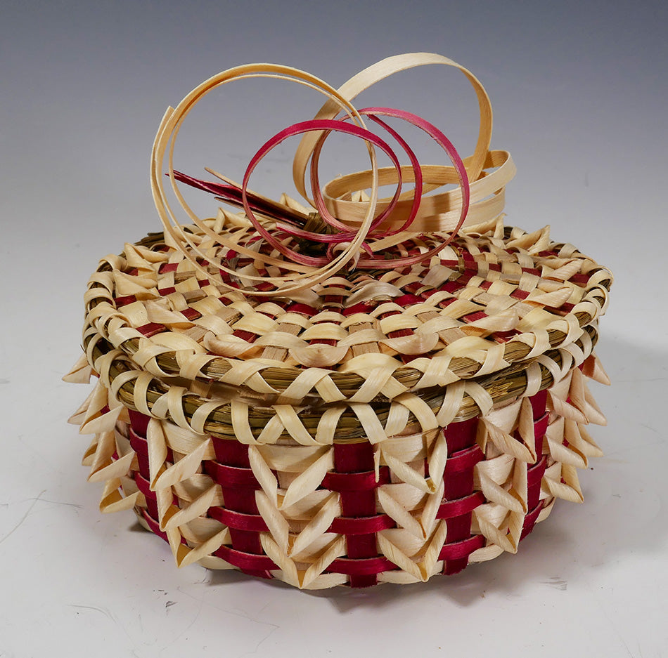 Wabanaki Amanda Ennis Maliseet Red Point Basket