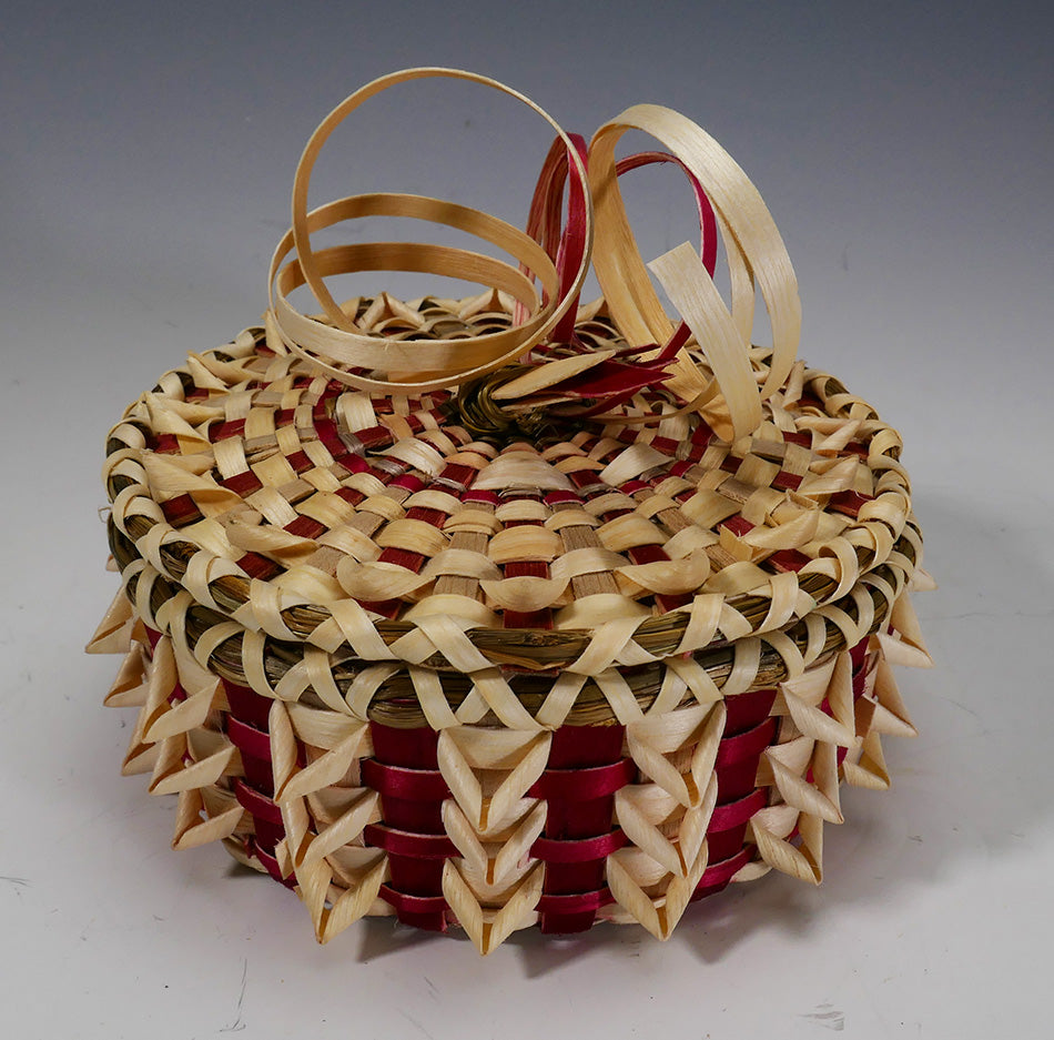 Wabanaki Amanda Ennis Maliseet Red Point Basket