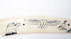 Arnold Olanna Scrimshaw Tusk Native Alaskan Animal Scene