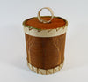 Maliseet Artist Aron Griffith Birch Bark Basket with Etched Flowers (Copy)