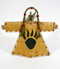 Maliseet Artist Aron Griffith Birch Bark Mother Earth Effigy Basket Bear Paw Wabanaki