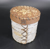 Butch Phillips Penobscot Floral Etched Birch Bark Basket
