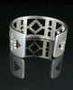 Stainless Steel Zuni Bracelet Native American Artist Carlton Jamon