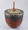 Carrie Hill Handwoven Black Ash And Sweetgrass Basket Akwesasne