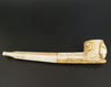Antique Eskimo Carved Bone Pipe