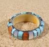 San Felipe Native American Jewelry Charlene Sanchez Reano Mosaic Shell Ring