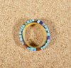 San Felipe Native American Jewelry Charlene Sanchez Reano Mosaic Shell Ring
