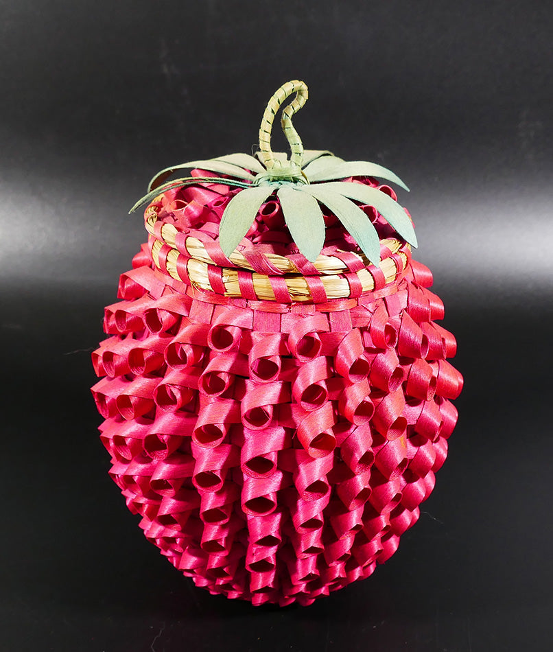 Passamaquoddy Clara Keezer (attributed) Strawberry Wabanaki Basket