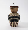 Compound Penobscot Basket with Acorn Caleb Hoffman Wabanaki