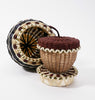 Compound Penobscot Basket with Acorn Caleb Hoffman Wabanaki