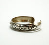 Vintage Native American Jewelry Stamped Sterling Silver Navajo Bracelet
