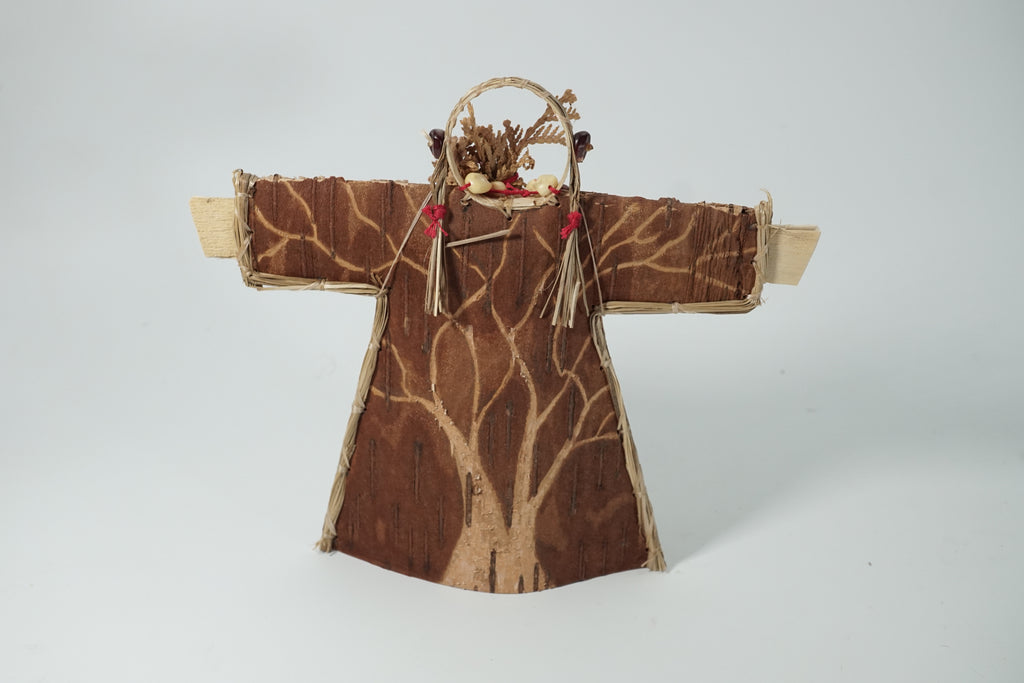 Maliseet Artist Aron Griffith Birch Bark Earth Effigy Basket Dragonflies Wabanaki