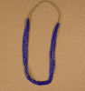 Kewa Santo Domingo Pueblo Deanna Tenorio Five Strand Lapis Lazuli Necklace
