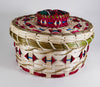 Debby Nicholas Passamaquoddy Sewing Basket Wabanaki