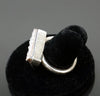 Decontie And Brown Argentium Sterling Silver Druzy Quartz Ring