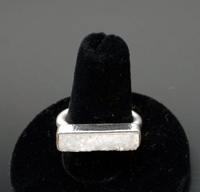 Decontie & Brown Quartz Druzy Ring