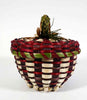 Pasamaquoddy Dolly Barnes Flower Basket Wabanaki