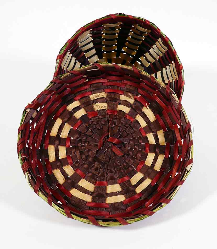 Pasamaquoddy Dolly Barnes Flower Basket Wabanaki