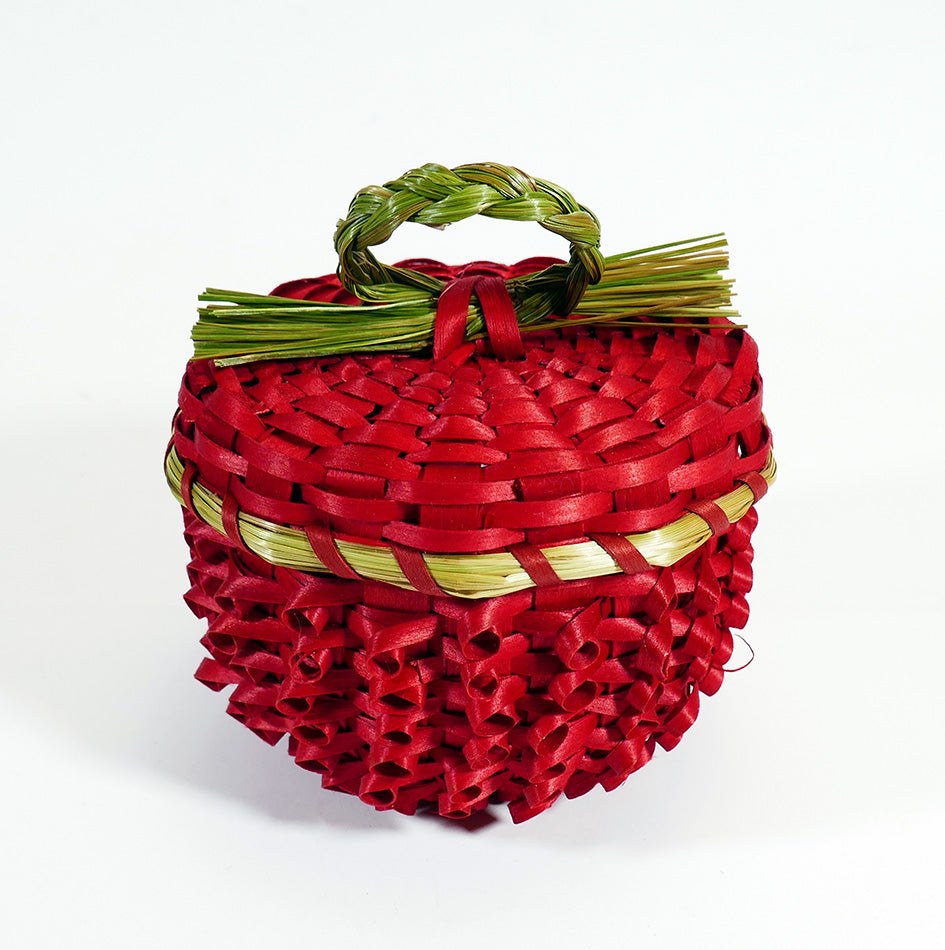 Wabanaki Pasamaquoddy Dolly Barnes Strawberry Basket