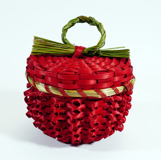 Wabanaki Pasamaquoddy Dolly Barnes Strawberry Basket