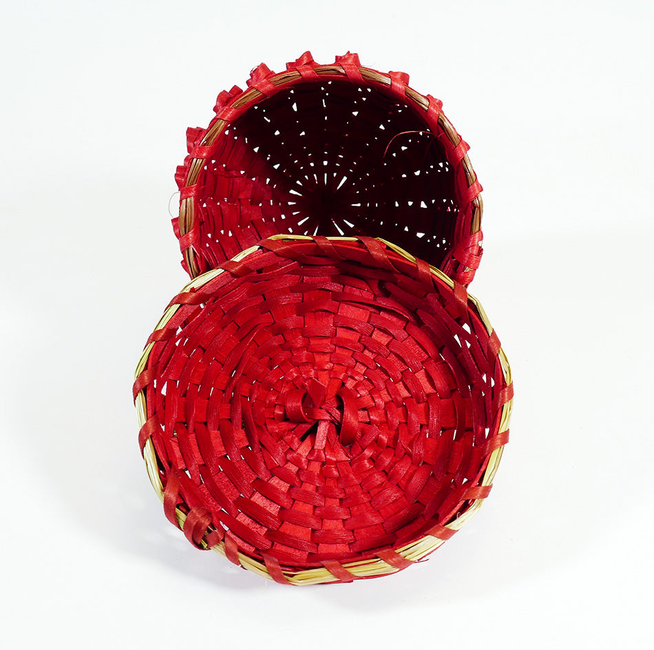 Wabanaki Pasamaquoddy Dolly Barnes Strawberry Basket