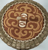 Eric Otter Bacon Passamaquoddy Ash Sweetgrass and Birch Bark Acorn Basket