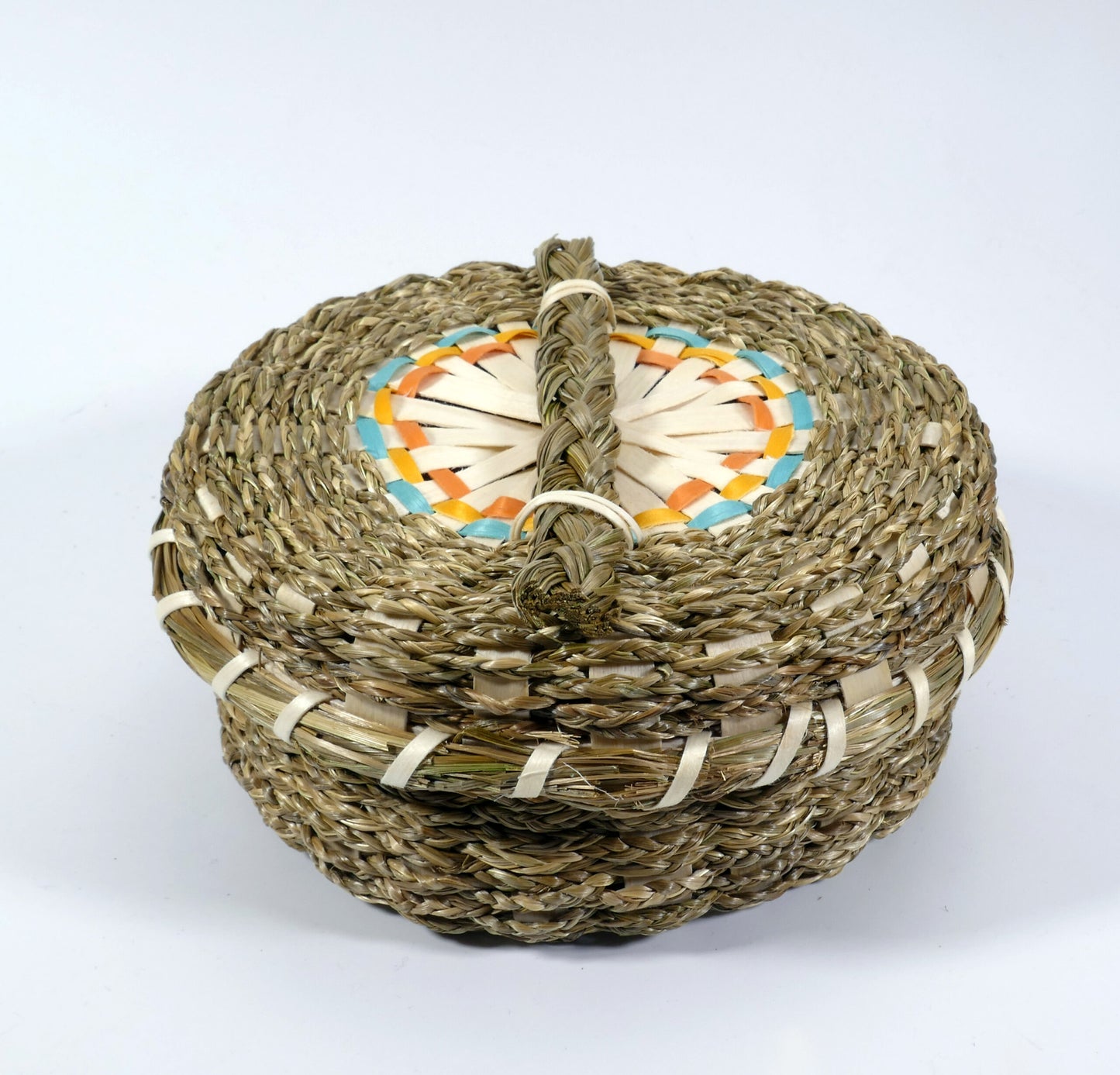 Wabanaki Baskets Penobscot Erica Menard Braided Sweetgrass 2