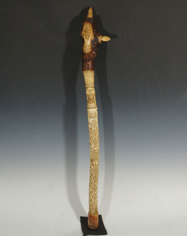 Erik Sappier Chip-carved Unpainted Root Club