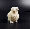 Eskimo Art Melcher Oozevaseuk Small Textured Ivory Owl