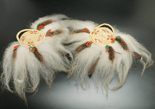 Alaskan Native Art Yup'ik Woven Dance Fans