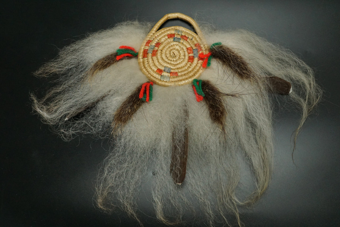 Alaskan Native Art Yup'ik Eskimo Woven Dance Fans