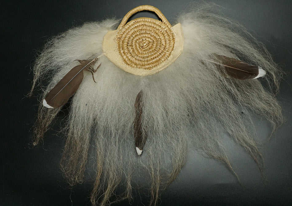 Alaskan Native Art Yup'ik Eskimo Woven Dance Fans